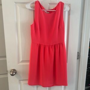 J Crew  Coral Sleeveless Dress